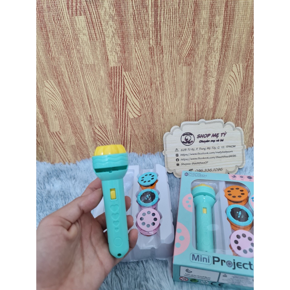 Đồ chơi đèn pin chiếu hình FULL 24 hình/ 80 hình cho bé thoả thích khám phá