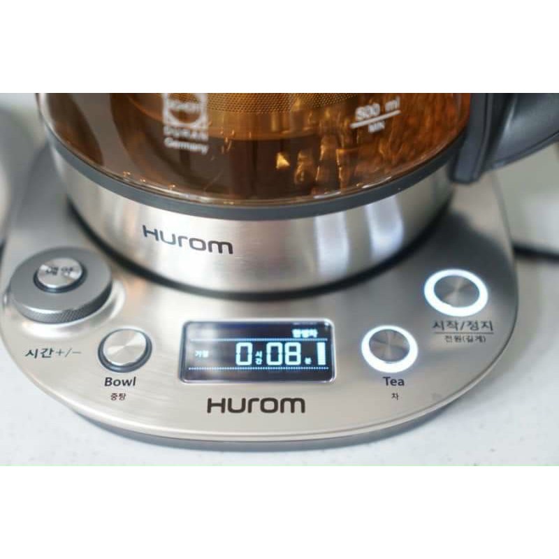 Ấm pha trà chưng yến HUROM Tea Master TM-P02FSS - Nội địa Hàn