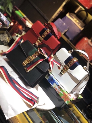 Túi GUCCI Full Box 3 Màu Đỏ,Trắng, Đen