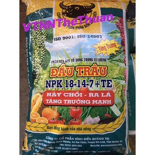 Phân bón bổ sung vi lượng npk 18-14-7 +te thương hiệu đầu trâu