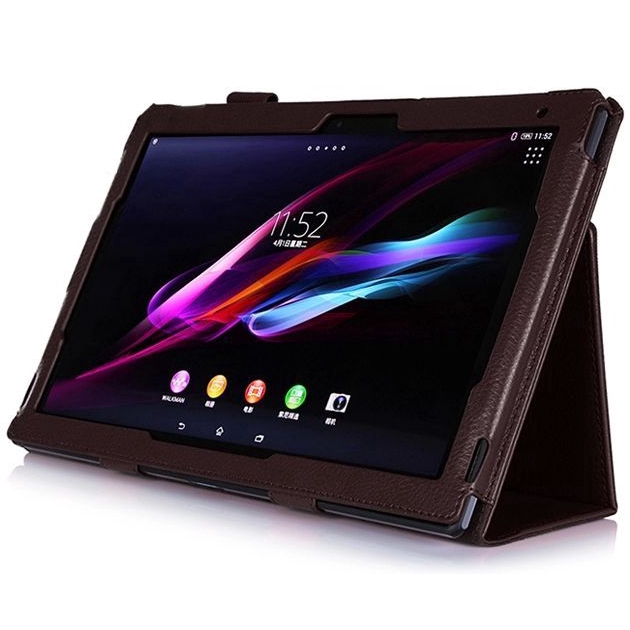 Bao da máy tính bảng bằng da PU cho Sony Xperia Tablet Z Z2 Z4