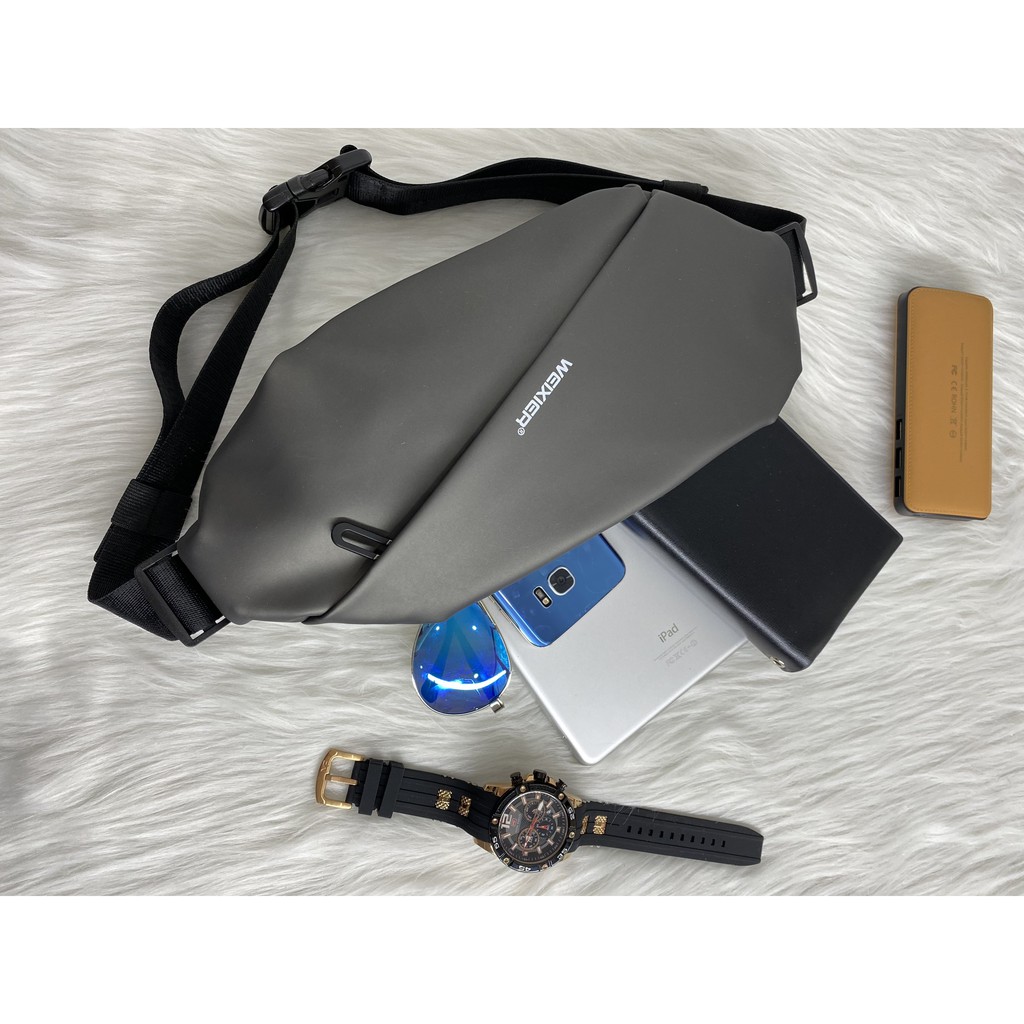 [Mã TONGMLS10 giảm 10K ] Túi đeo chéo thể thao nam cao cấp Weixier chất liệu vải Kate Ford- chống nước chống xước | BigBuy360 - bigbuy360.vn