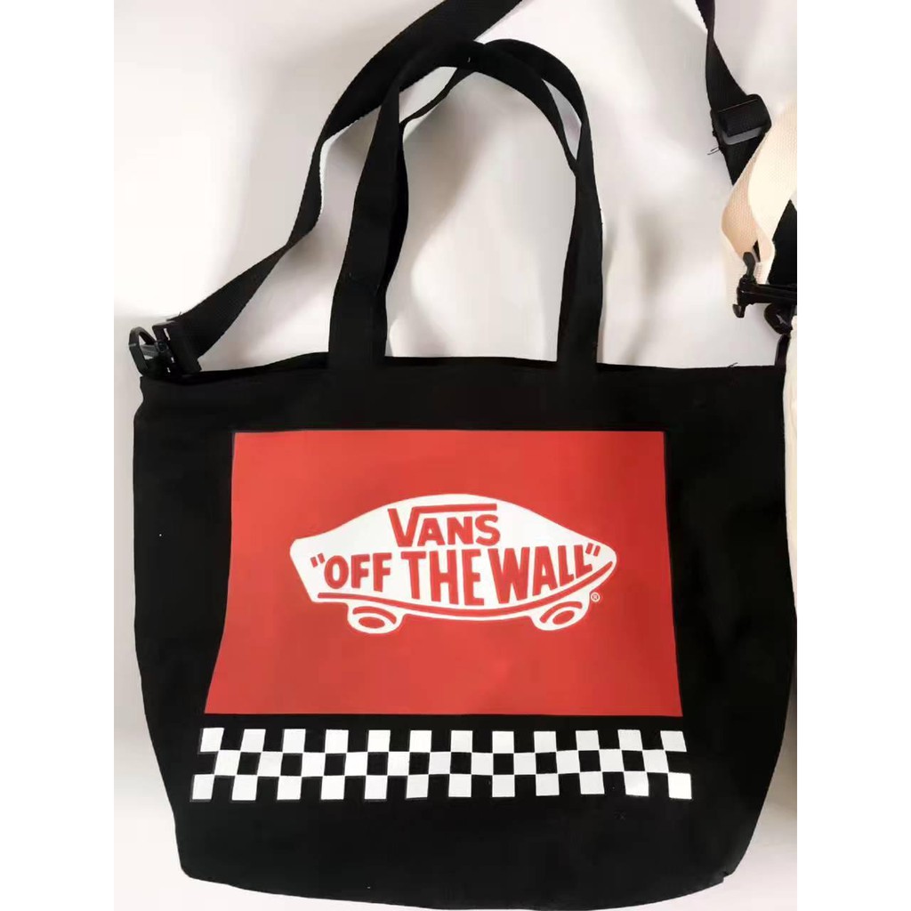 Vans Túi Tote Đeo Vai 2 Chiều Cỡ Lớn Thiết Kế Cá Tính