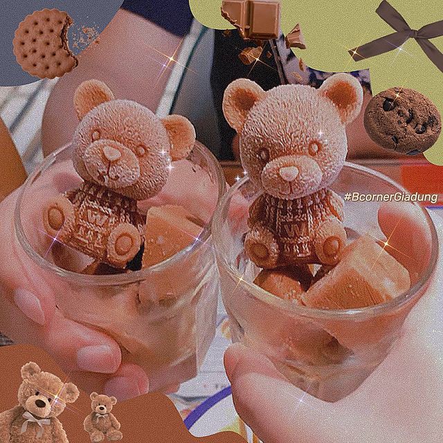 Khuôn Làm Đá Hình Gấu - DC1091