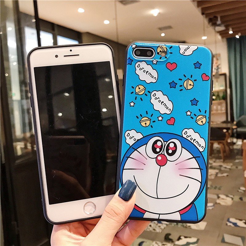 Ốp Lưng Mềm In Hình Doraemon Cho Huawei Y7 Pro 2019 Y7 2018 Honor 7s 8x 7x 9x 8 Pro Honor 9i 10 20
