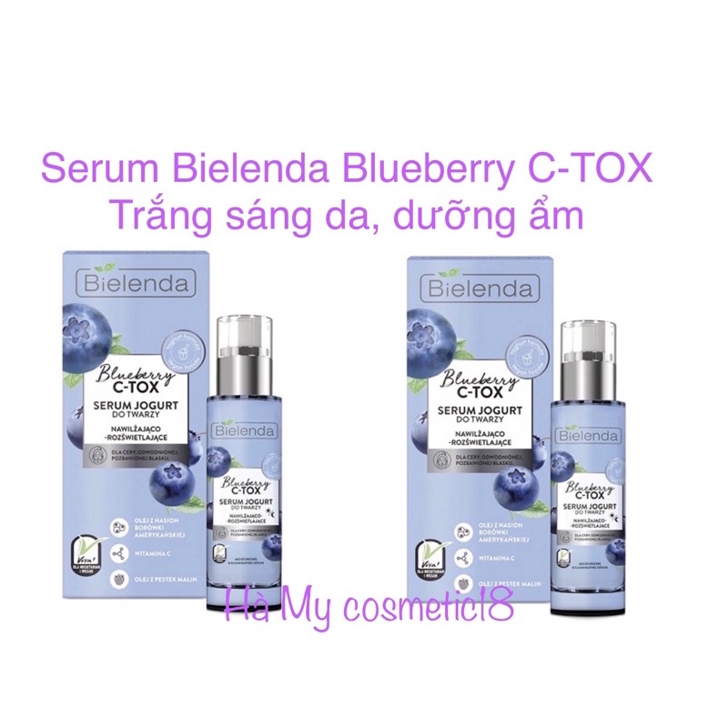 Serum Bielenda Blueberry C-TOX Trắng sáng da, dưỡng ẩm