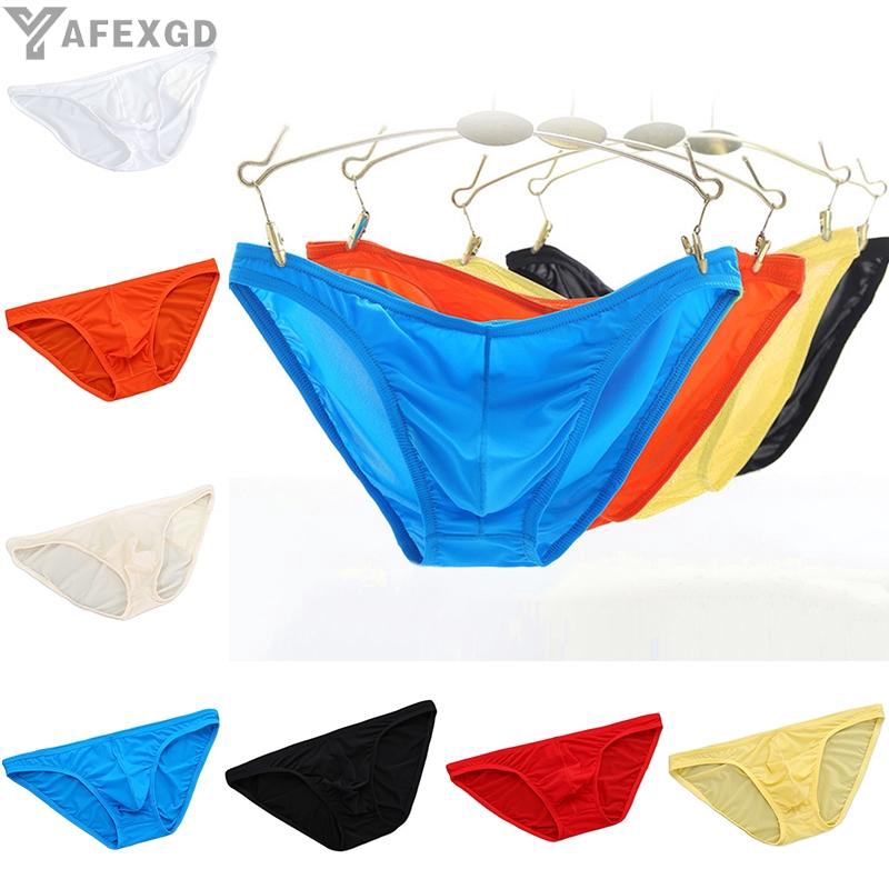 Quần lót chất liệu ni lông xuyên thấu thời trang cho nam M-2XL