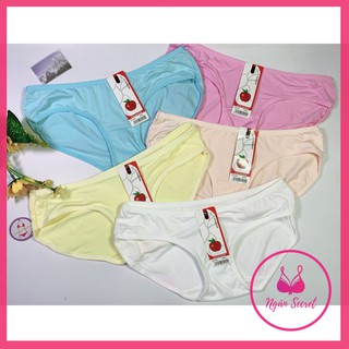 Set 10 quần lót nữ cotton trơn 9310 size <55kg