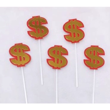 đồ trang trí bánh kem [FREESHIP] thẻ cắm bánh tết ,thần tài