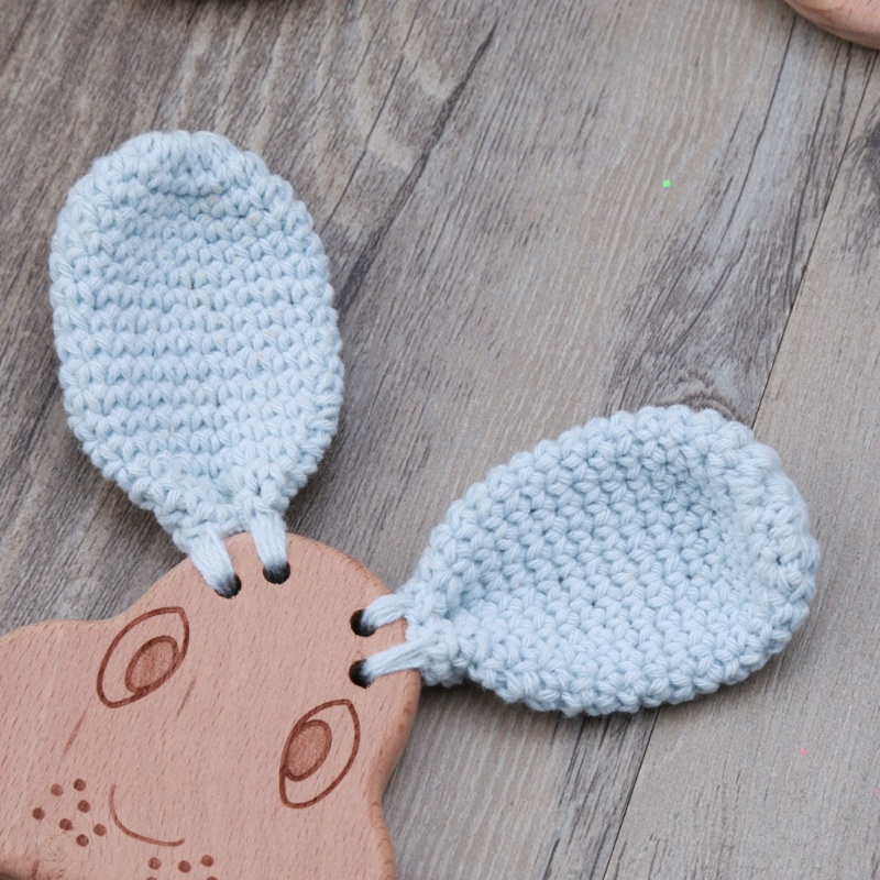 1 Lục Lạc Đồ Chơi Bằng Gỗ Không BPA Cho Bé Gặm Nướu