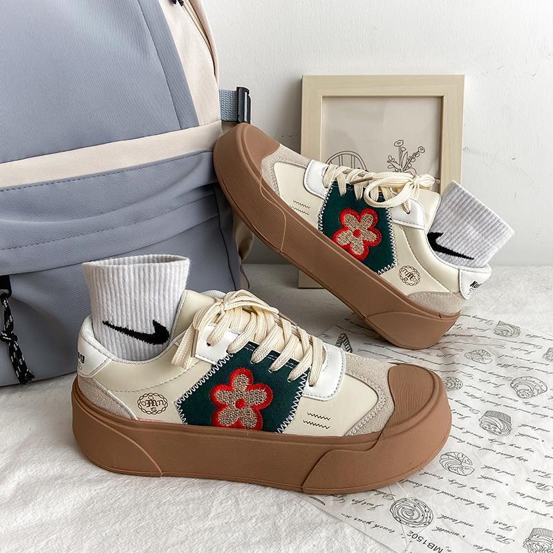 Giày thể thao canvas phong cách ulzzang thời trang thu đông 2021 cho nữ