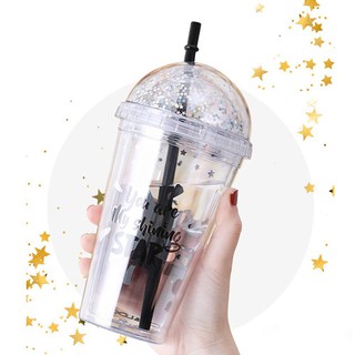 LY NHỰA CÓ ỐNG HÚT LOCK&LOCK HAP506 530ML