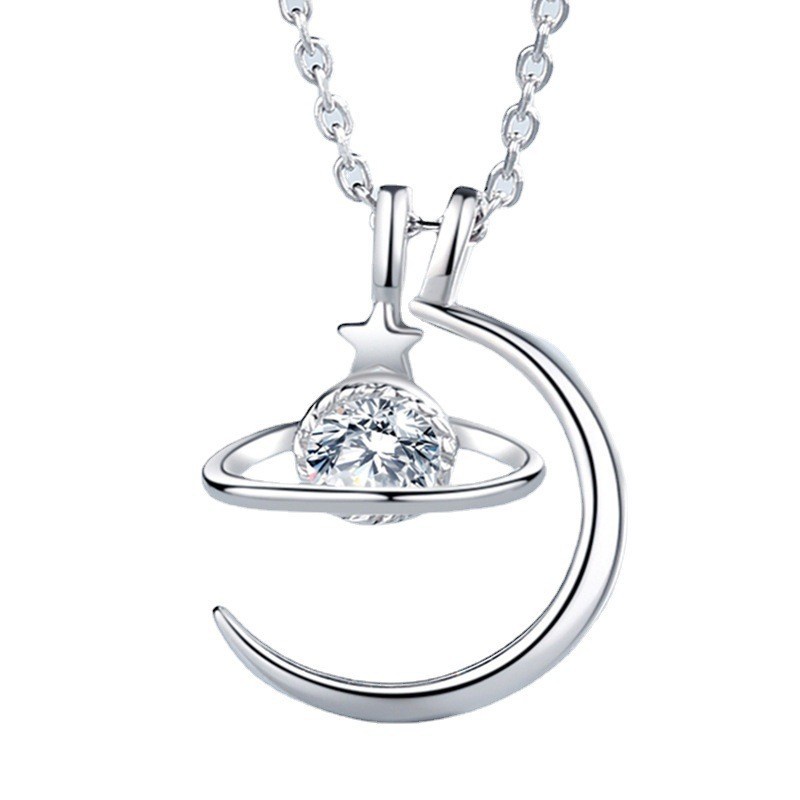 Vòng cổ Hình Hành Tinh Mặt Trăng Thời Trang Cho Nữ