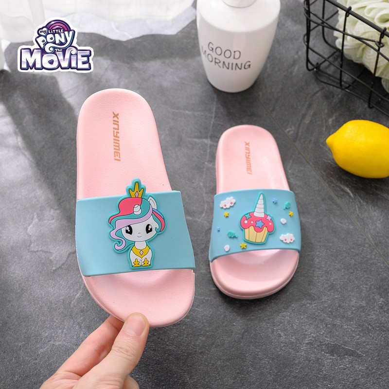 Dép AYUER họa tiết kỳ lân nhỏ hoạt hình dễ thương cho bé gái