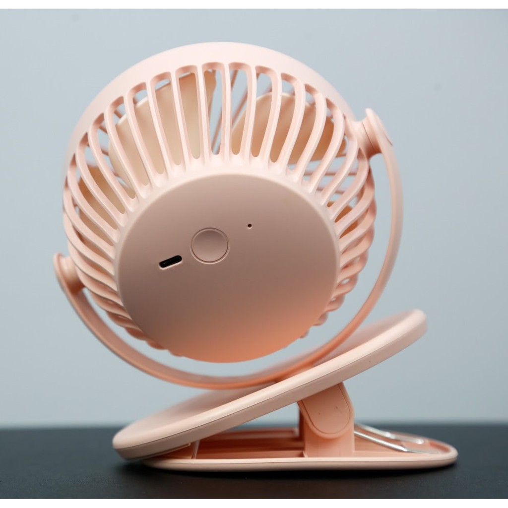 Quạt tích điện Xiaomi Solove F3 xoay 360 độ kẹp bàn