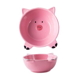 Bát ăn dặm kiểu Nhật, bát decor gốm sứ hình heo 150ml dễ thương -Beofamily