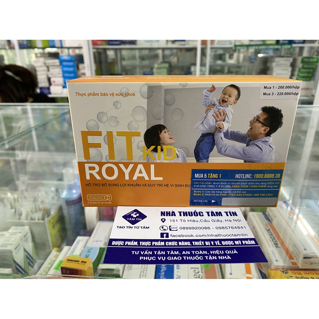 [CHÍNH HÃNG MUA 5 TẶNG 1 ] FIT KID ROYAL - Bào tử lợi khuẩn Anh Quốc cho trẻ biếng ăn, chậm lớn - fitkid royal