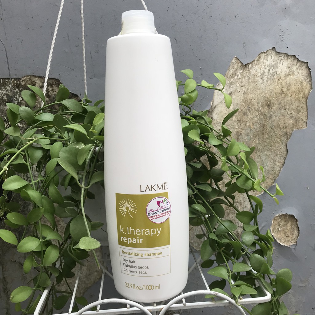 Dầu gội phục hồi tóc khô xơ Lakme K.therapy Repair Revitalizing Shampoo 1000ml