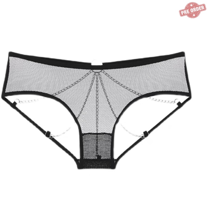 (Order Cao cấp thiết kế) Quần lót nữ sexy hở mông dây xích khiêu gợi