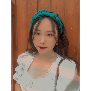 Bờm lụa tết nhiều màu (Ảnh thật)