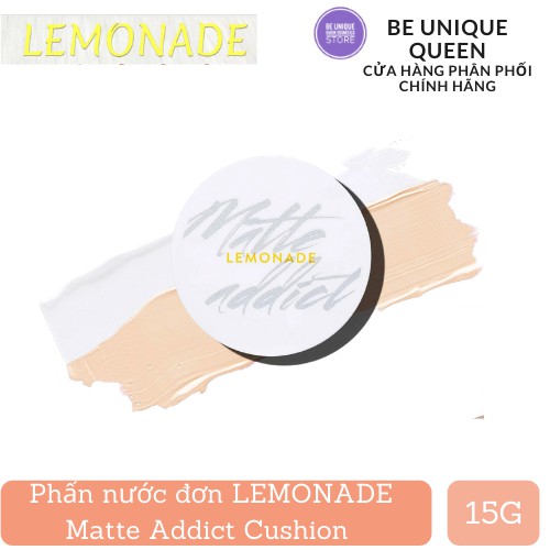 Phấn nước đơn LEMONADE Matte Addict Cushion 15g