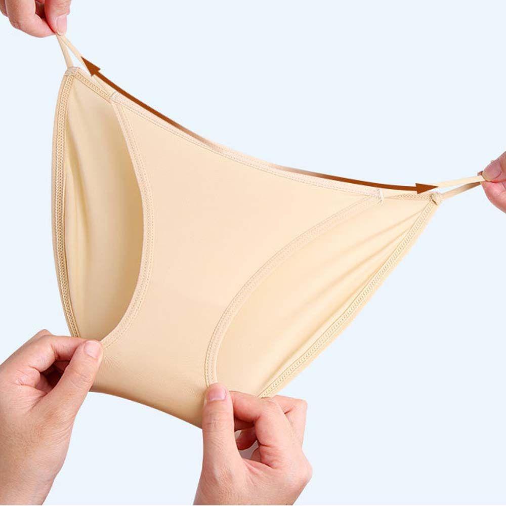 OCEANMAP Quần Lót Cotton Lụa Mỏng Lưng Thấp Màu Sắc Xinh Xắn Cho Nữ