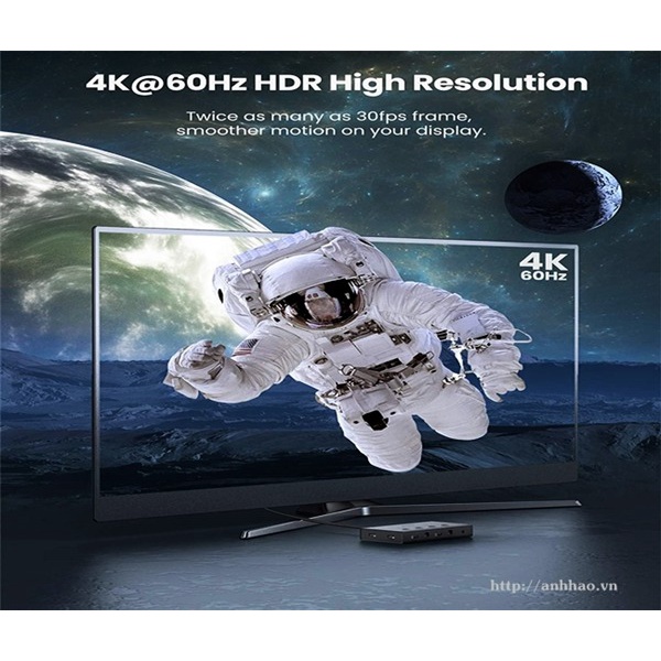 KVM Swicth HDMI 4 pc dùng 1 màn hình - bộ chuyển tín hiệu Switch USB - HDMI Ugreeb 70439 CM293 Chính Hãng