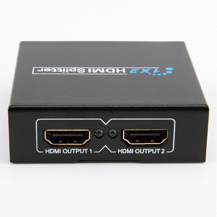 Bộ chia HDMI 1 ra 2 – HDMI Splitter 1x2 - chia cổng ra 2 màn hình TV, máy chiếu