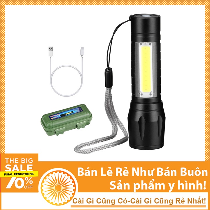 (Hot) Đèn Pin T1 Mini 3 Chế Độ Siêu Sáng -Amina