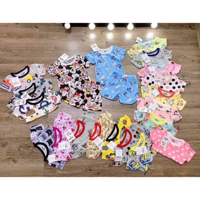 COMBO 4 BỘ VẢI COTTON LỖ XUẤT NHẬT