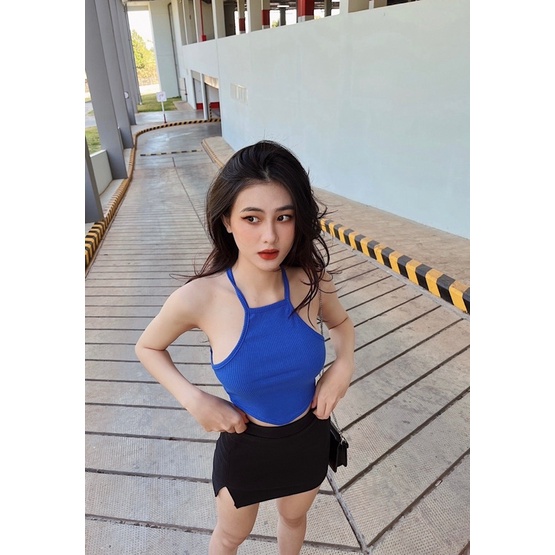 LANA CROPTOP▪Áo croptop yếm hở lưng
