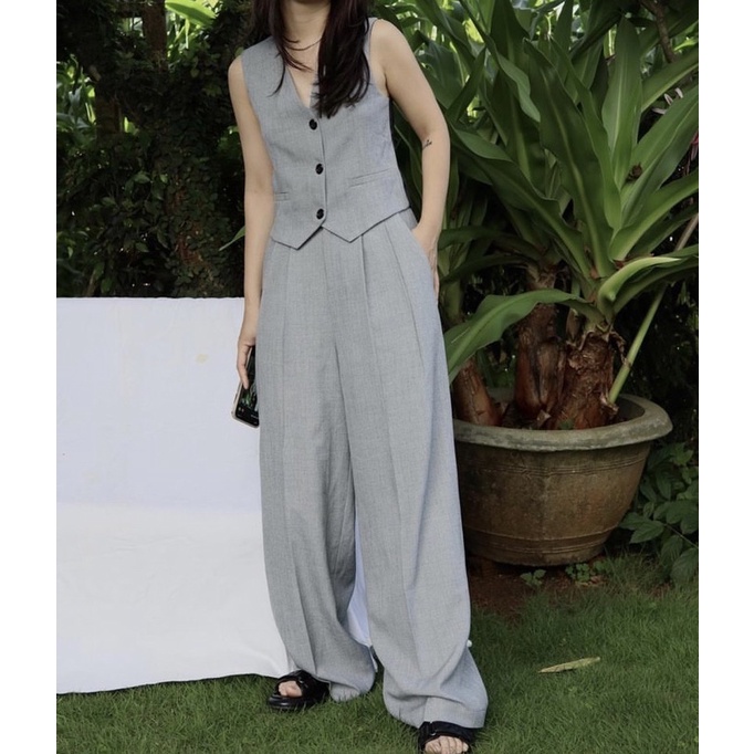 Áo ghi lê nữ  - áo gile vest - chất liệu cao cấp, 2 lớp-lót lụa, đủ màu - Tiệm may Diluclothing