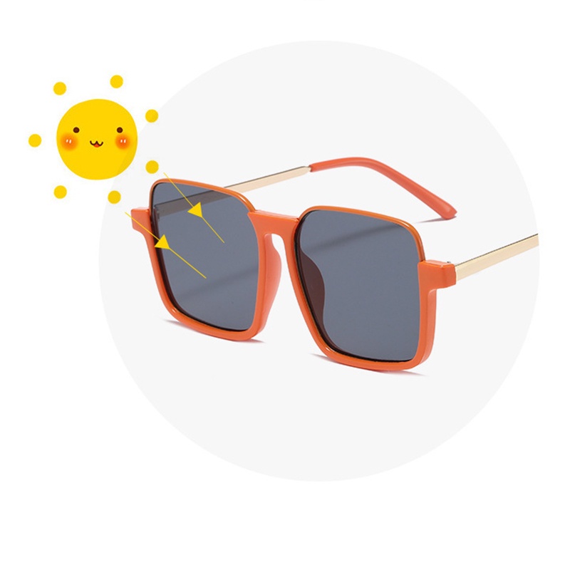 Kính Mát Gọng Vuông Chống Tia UV Thời Trang Cho Bé