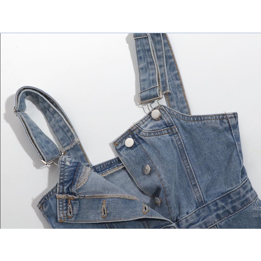Váy Yếm Jeans Thời Trang Hàn Quốc Cho Nữ | BigBuy360 - bigbuy360.vn