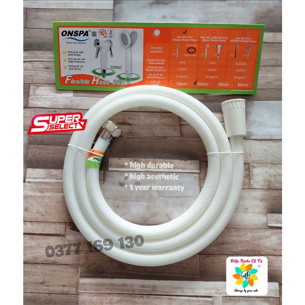 Bộ xịt vệ sinh toilet cao cấp SUS304