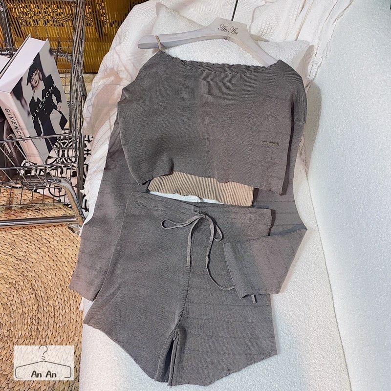 Set Mongtoghi 3In1 Áo Trễ Vai