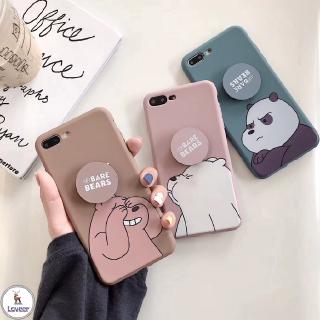 Ốp lưng hình gấu đáng yêu cho IPhone 11Pro Max X XS Max XR 6 6s 7 8 Plus