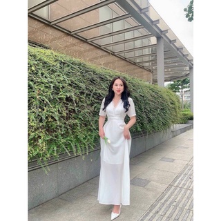 ĐẦM MAXI CỔ V