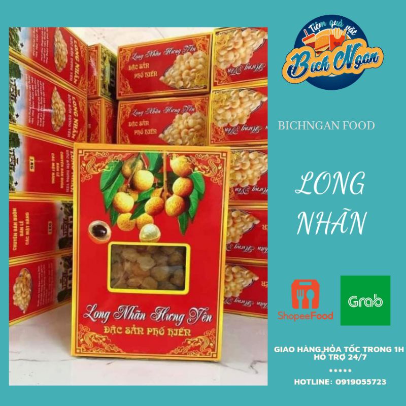 Long Nhãn Sấy Khô Hưng Yên Loại 1 Đóng Hộp Cao Cấp Quà Tặng Quà Biếu Và Làm Nguyên Liệu Nấu Chè Đồ Ăn Vặt BÍCH NGÂN