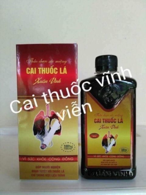 [Sale50%]Nước súc miệng cai thuốc lá Xuân Vinh hiệu quả