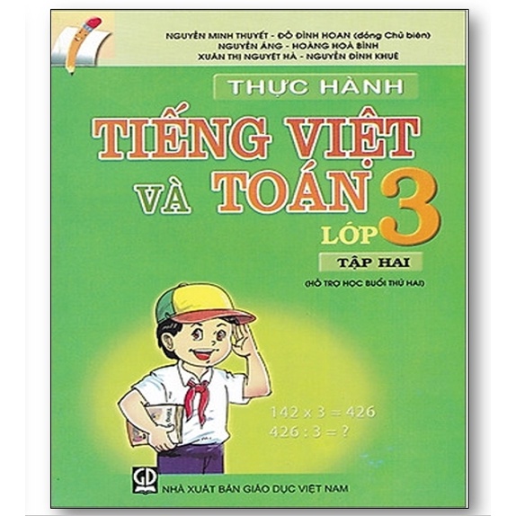 Sách - Combo Thực Hành Tiếng Việt Và Toán Lớp 3 (Tập 1+ tập 2)