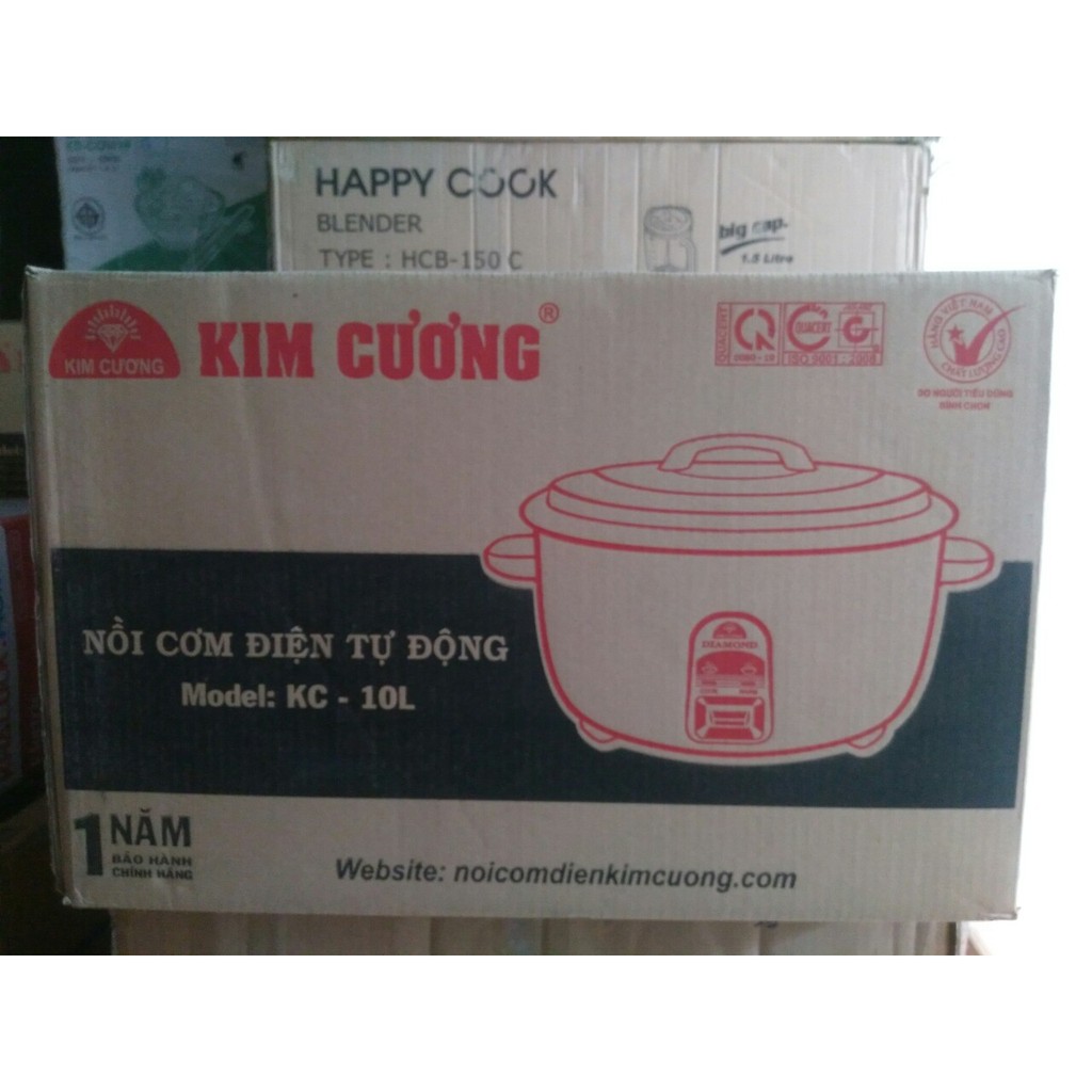 [Mã ELHADEV giảm 4% đơn 300K] Nồi cơm điện 10 lít Kim Cương KC-10CD