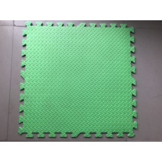 Combo 10 tấm thảm xốp vân khế màu xanh khổ 60x60x0,7cm