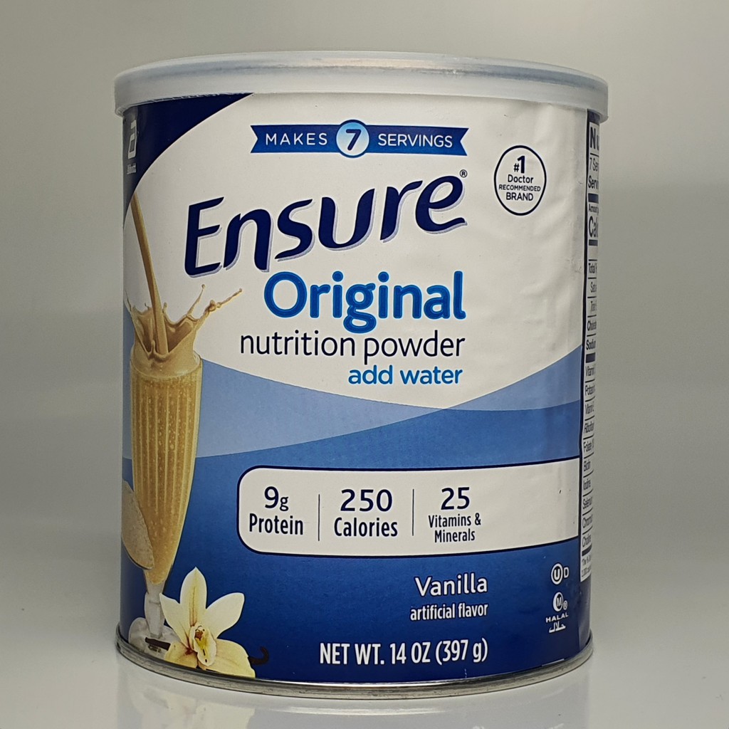 [Hàng chuẩn Air Mỹ] Sữa bột ENSURE ORIGINAL 397gr Date 2023