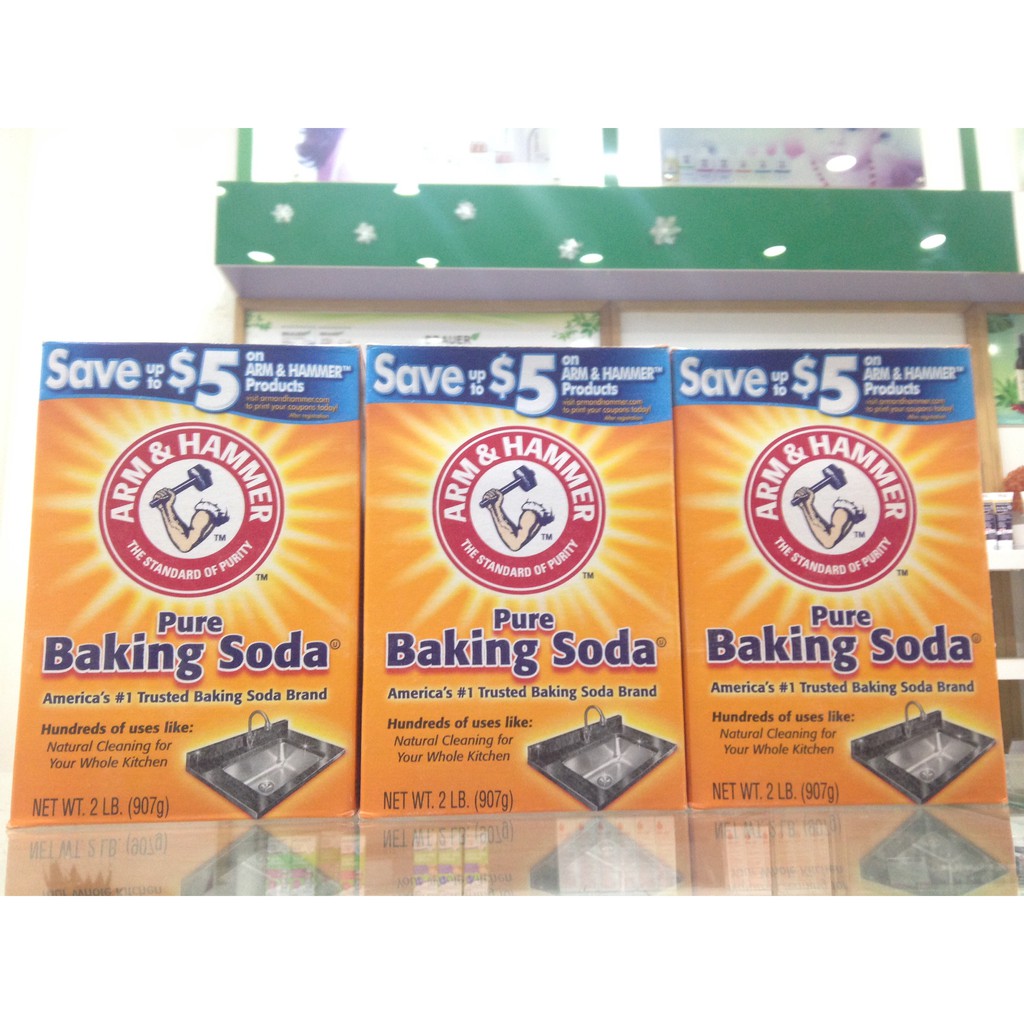 Bột Baking soda chuyên tẩy rửa 907gr của Mỹ