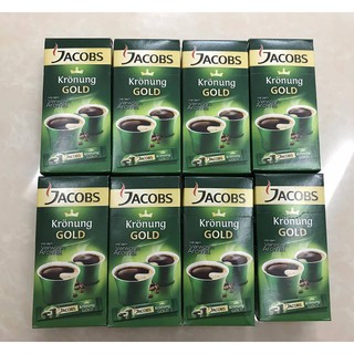 Cà phê đen hòa tan Jacobs Đức hộp 10 gói