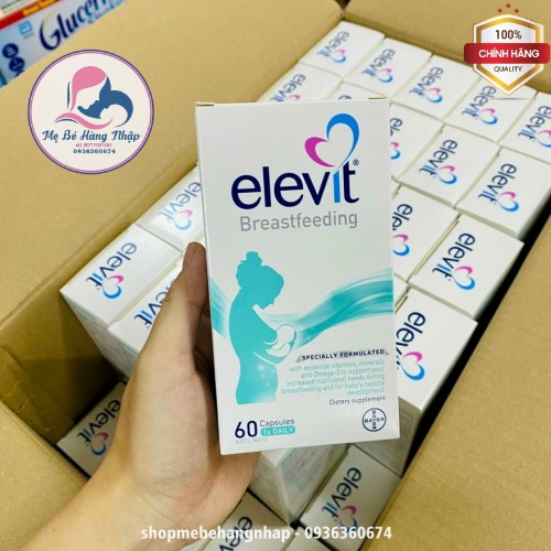 [Chuẩn Auth Úc] Vitamin Elevit Breastfeeding sau sinh 60 viên