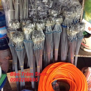 Bán sỉ Set 5 móc kẽm ba dây dùng treo chậu hoa dài 70cm. hàng nhập khẩu, hàng chính hãng.