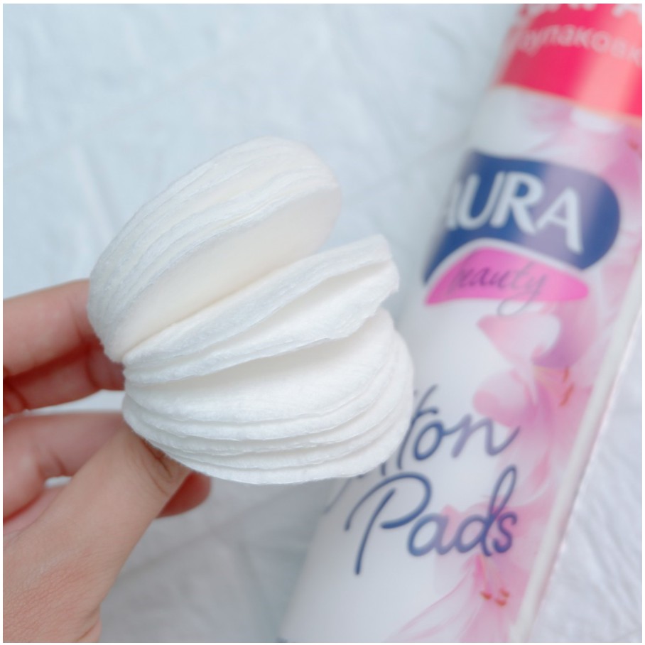 Bông Tẩy Trang Aura Cotton Beauty Cotton Pads Chính Hãng 150 Miếng Vala store