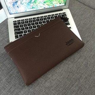 Bóp cầm tay da thật to đẹp